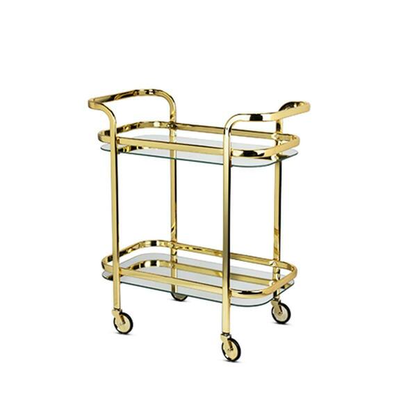 Viski Belmont Gold Bar Cart 5891